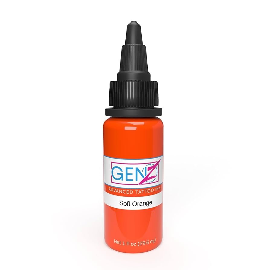INTENZE Gen-Z Soft Orange Tattoo Ink